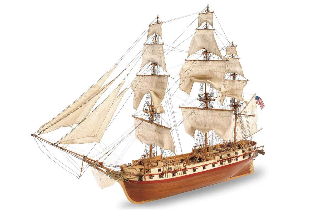 Artesania Latina 1 85 1797 US Navy Constellation Frigate Scaled Wooden